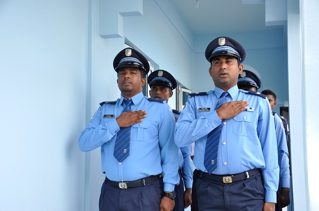 ފޮޓޯ: ފުލުހުންގެ އަހަރީ ދުވަހުގެ ދިދަ ނެގުމުގެ ރަސްމިއްޔާތު