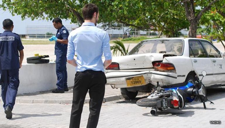 ސައިކަލް އެކްސިޑެންޓް ވުމުން ދެމީހުންވެސް  ކުރީ ޒުވާބް