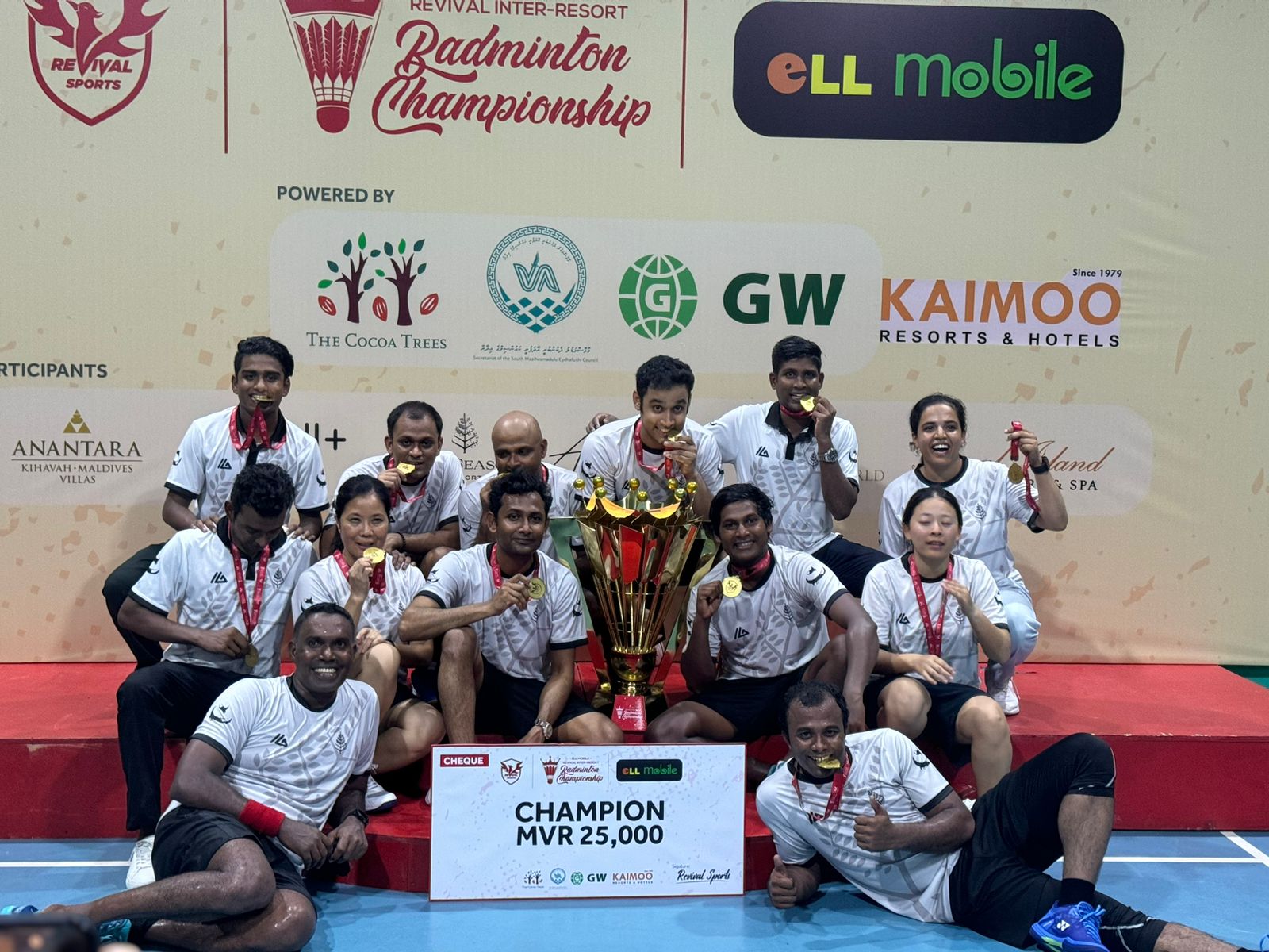 ރިވައިވަލް އިންޓަ ރިސޯޓް ބެޑްމިންޓަން ޗެމްޕިއަންޝިޕް ފޯސީޒަނުން ކާމިޔާބުކޮށްފި