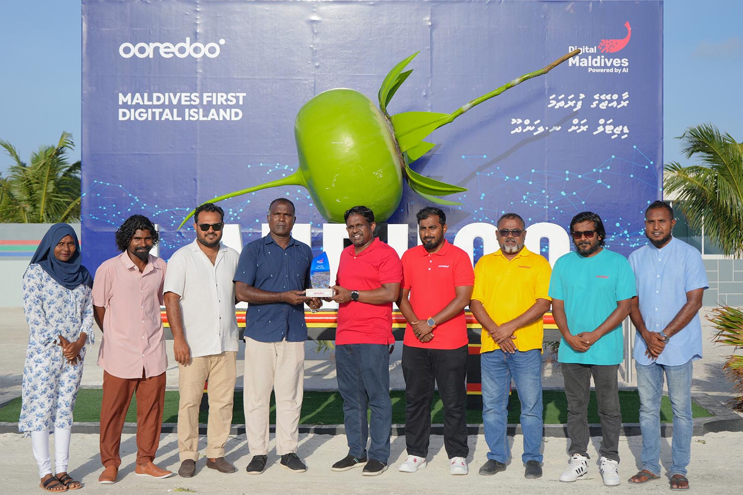 އުރީދޫގެ ޑިޖިޓަލް އައިލަންޑްގެ ލަގަބު ދިން ފުރަތަމަ ރަށް ނ. ލަންދޫއަށް ހަނދާނީ ފިލާ އަރުވައިފި
