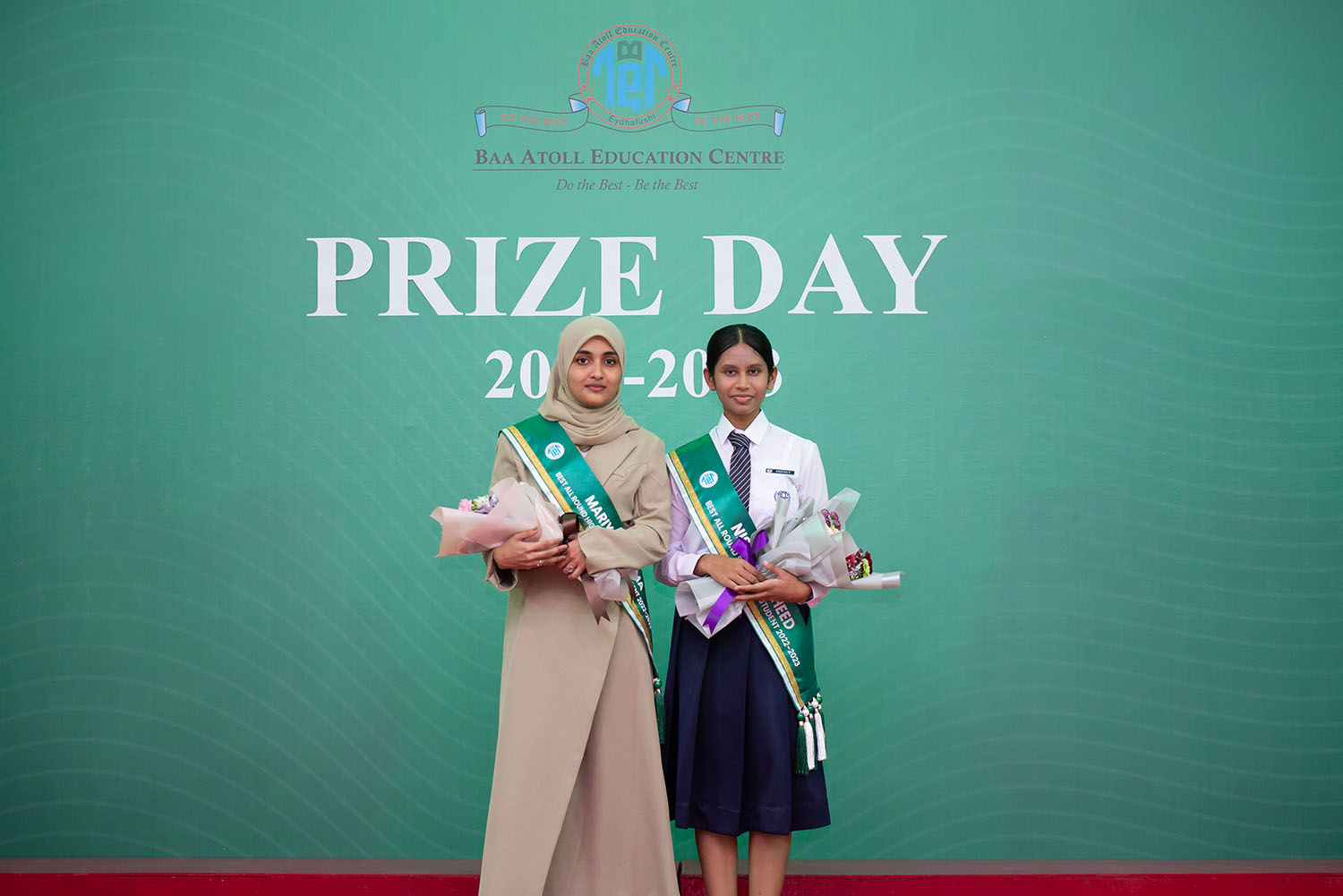 ބ. އަތޮޅު ތައުލީމީ މަރުކަޒުން އެއް ވަނަ ނިޝްޔާ އާއި ހަޒްމާ އަށް