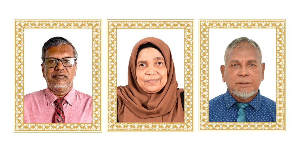 ދައުލަތަށް ހިދުމަތްކުރުމުގެ އިނާމު އަބްދުލް ޣަނީ އާއި މަރިޔަމް ރަޝީދާ އަދި ވަހީދަށް