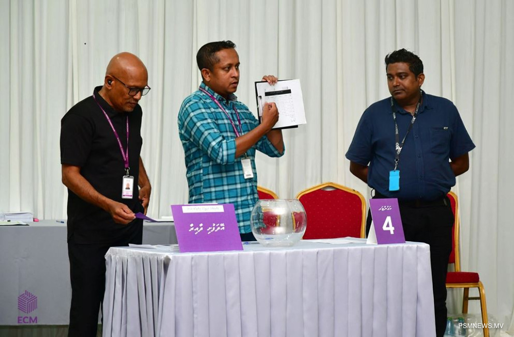 ކައުންސިލް އިންތިޚާބުގެ ކެންޑިޑޭޓުންގެ ނަން ތަރުތީބުކުރުމުގެ ގުރުއަތުލުން މާދަމާ